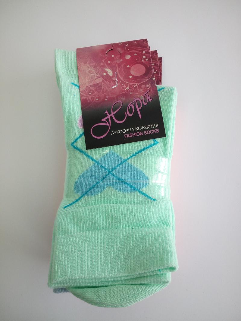 Дамски чорапи памук-ликра  - арт.16ДПЛ14